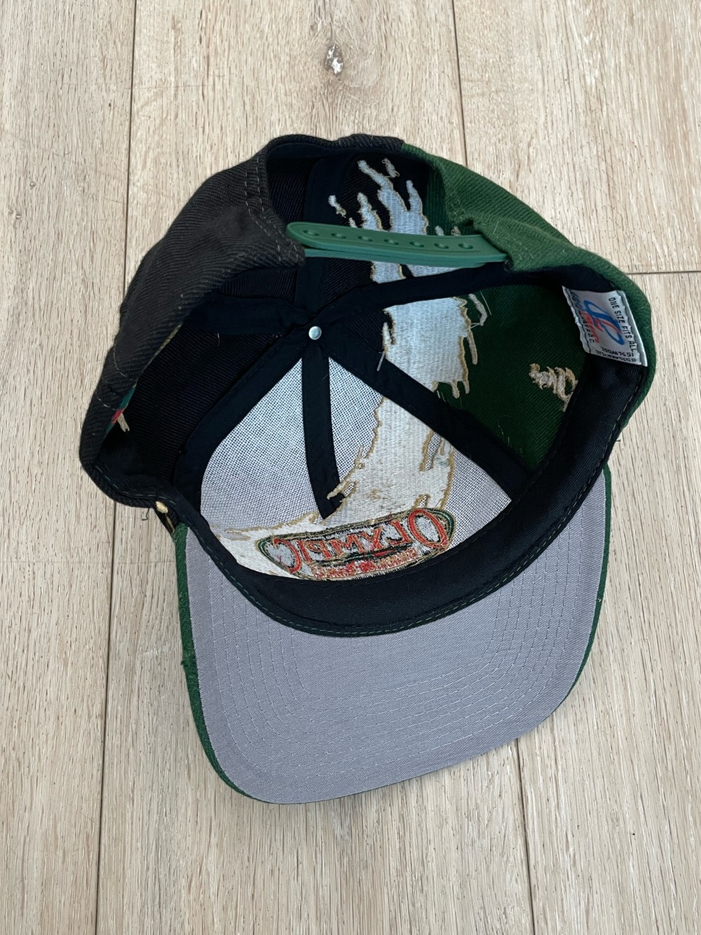 1996 Logo Athletic Olympic Summer Games Atlanta, Gold Splash Snapback Cap - Picture 5 of 10